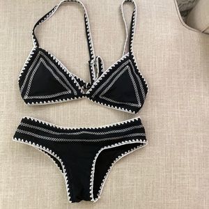 Knit bikini. Only wore once. Size medium.